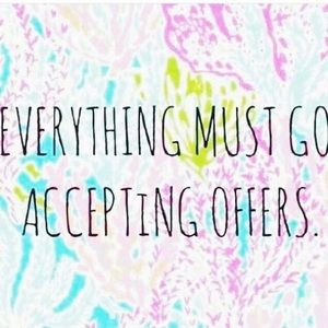 SALE. Everything MUST go and WILL be gone!